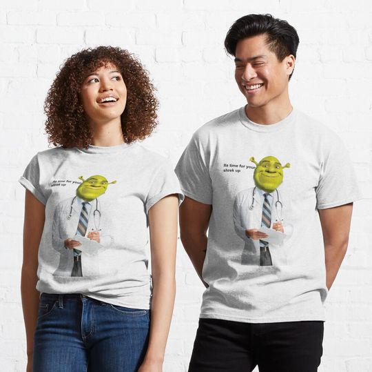 Discover Shrek Check up meme Classic T-Shirt