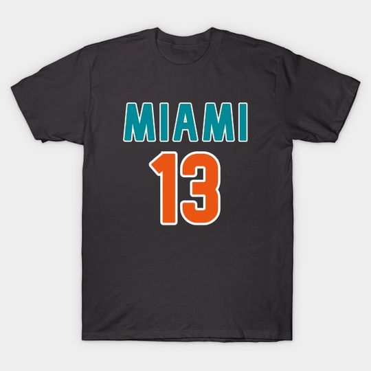 Discover Dan Marino 13 Miami Dolphins Football T-Shirt