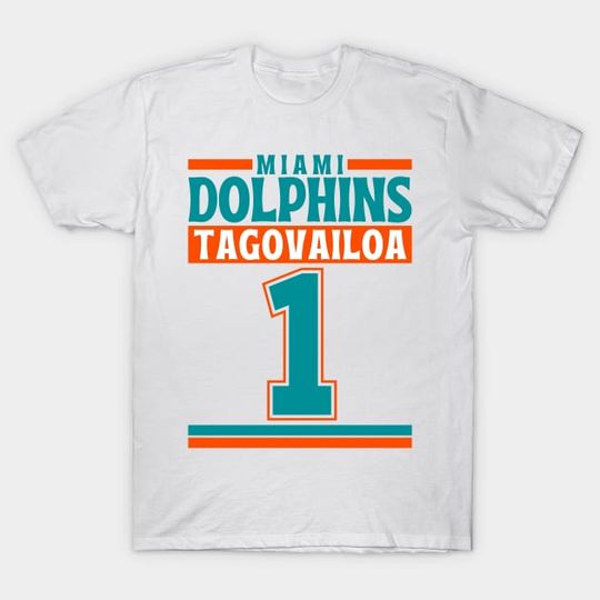 Discover Tagovailoa 1 Miami Dolphins Football T-Shirt