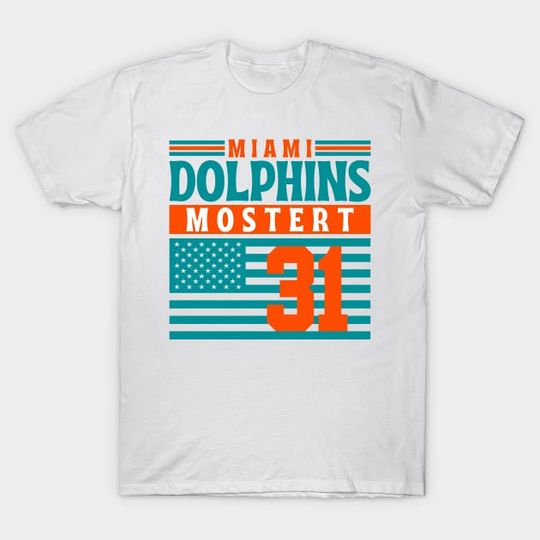 Discover Mostert 31 Miami Dolphins Football T-Shirt