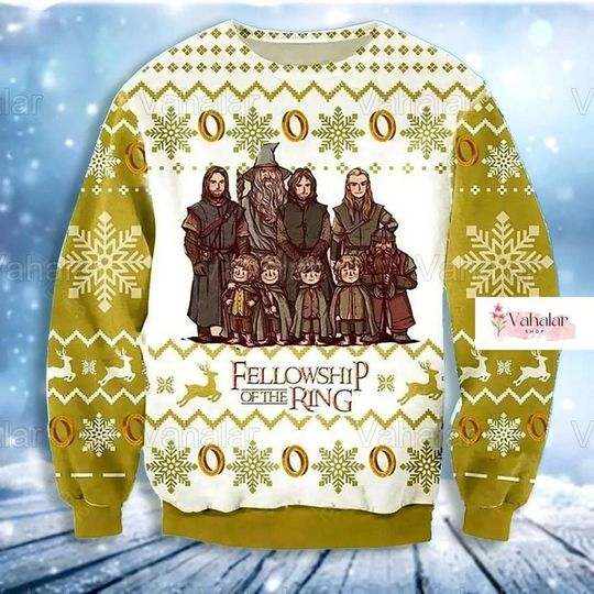 Discover Christmas Lord Of The Rings Sweatshirt, Lotr Christmas Sweatshirt