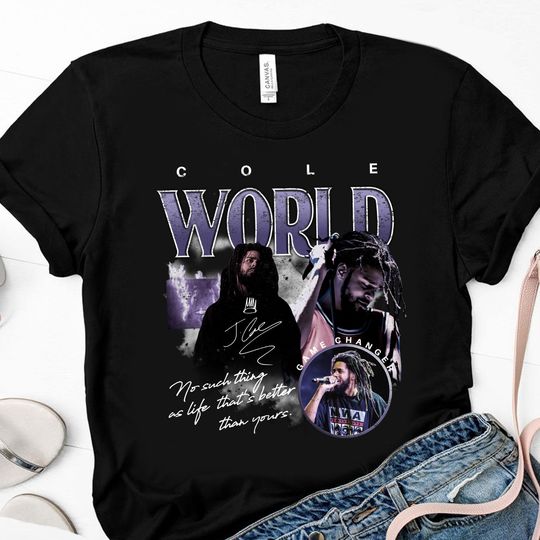 Discover Vintage 90s Bootleg Style J Cole T-Shirt
