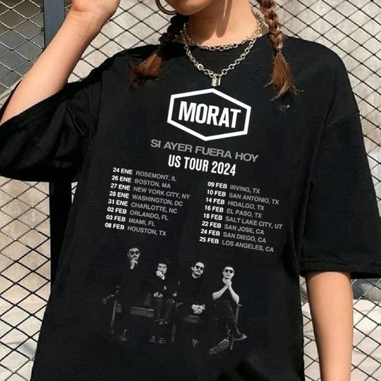 Discover Morat 2024 Concert Tour Shirt