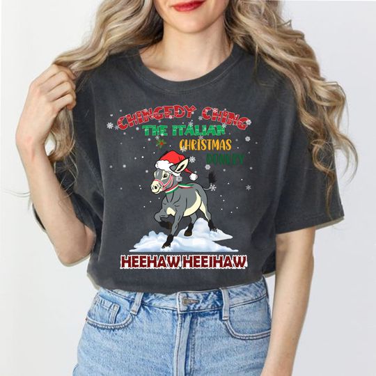 Discover Dominick The Christmas Donkey Italian Donkey Christmas, Dominic Shirt 
