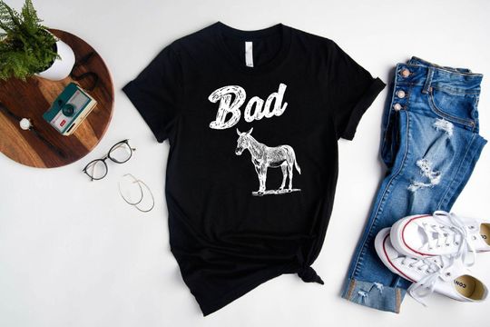 Discover Funny Bad Ass Donkey Shirt, Bad Donkey Sweatshirt, Funny Sarcastic Shirt