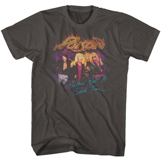 Discover Poison Good Times Adult T-Shirt