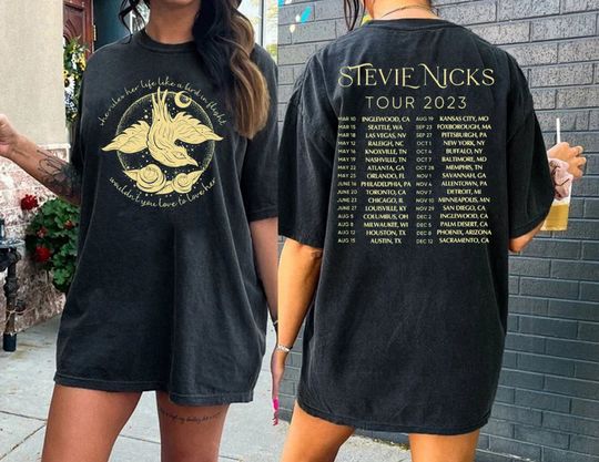 Discover Bird In Flight Rhiannon Inspired Sweatshirt & Hoodie, Rock Concert Tour 2023