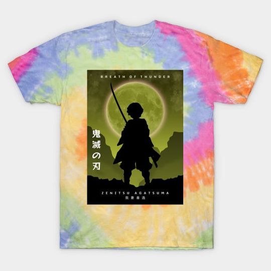Discover Zenittsu Agatsuma Kimetsu no Yaiba demon Tie Dye T-Shirt
