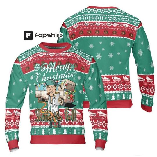 Discover Lampoons Merry Christmas Shitters Full Ugly Sweater