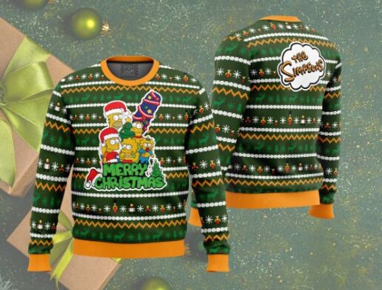 Discover Family Tradition The Simpsons Ugly Unisex Christmas Sweater