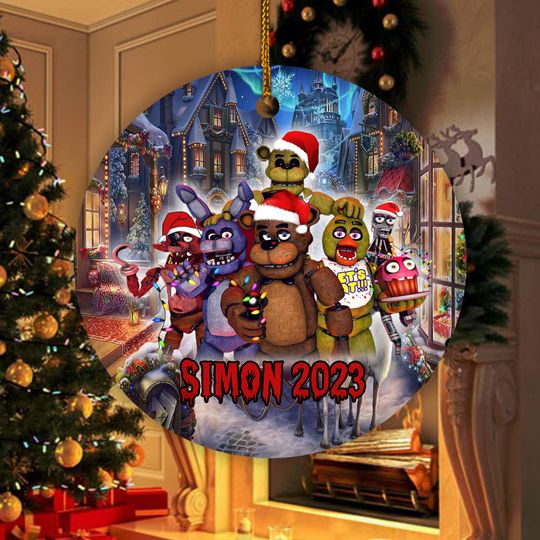 Discover Customized Five Nights At Freddys Ornament, 5 Nights At Freddy's, Gamer Ornament