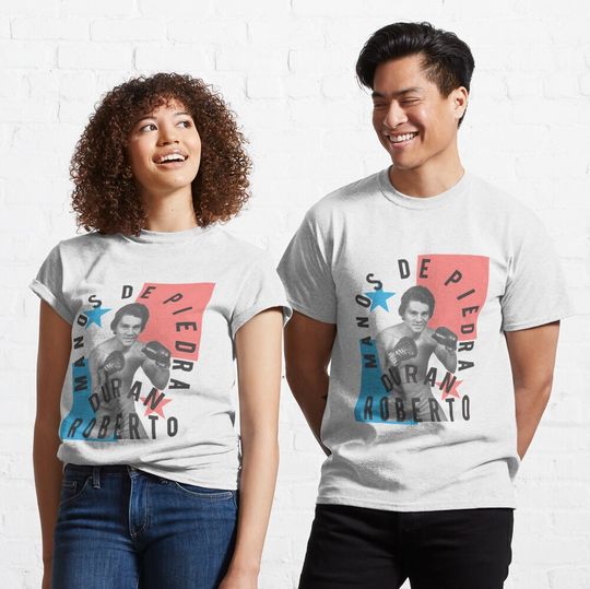 Discover «Manos de Piedra» Roberto Duran New Wave Classic T-Shirt
