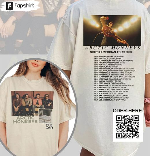Discover Arctic Monkeys The Car Tour 2023 Tour Funny Shirt For Fan