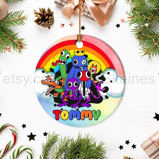 Discover Friends Christmas Ornament, Rainbow Friends Ornament