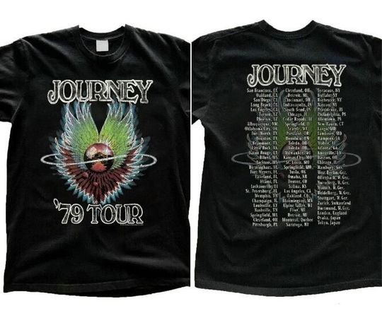 Discover Journey Concert 1979 Tour Vintage T-Shirt