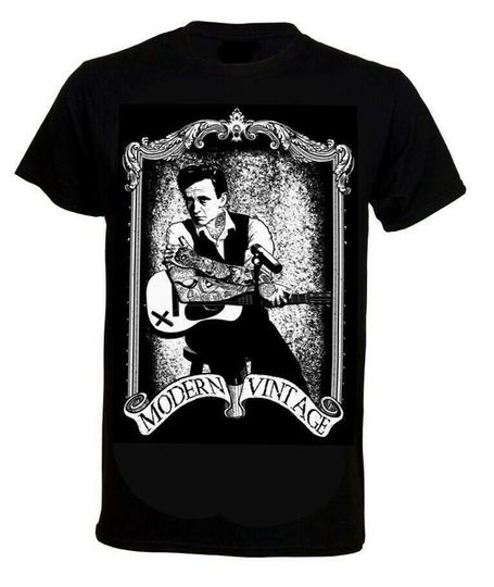 Discover Johnny Cash T-shirt, Exclusive Modern Vintage design - Punked Icons range