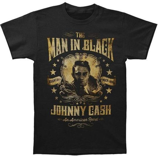 Discover Johnny Cash T-shirt, Johnny Cash Vintage Shirt, The man in Black