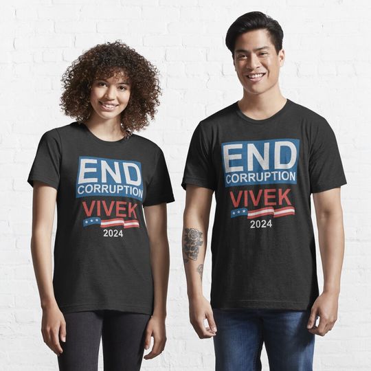 Discover End Corruption Vivek Ramaswamy Essential T-Shirt