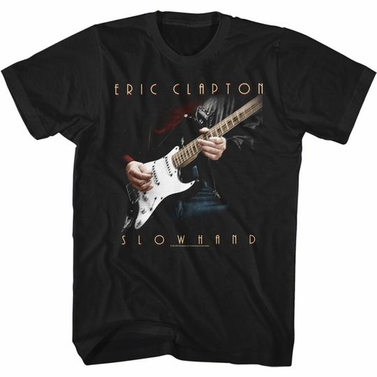 Discover Eric Clapton Slowhand Black Adult T-Shirt