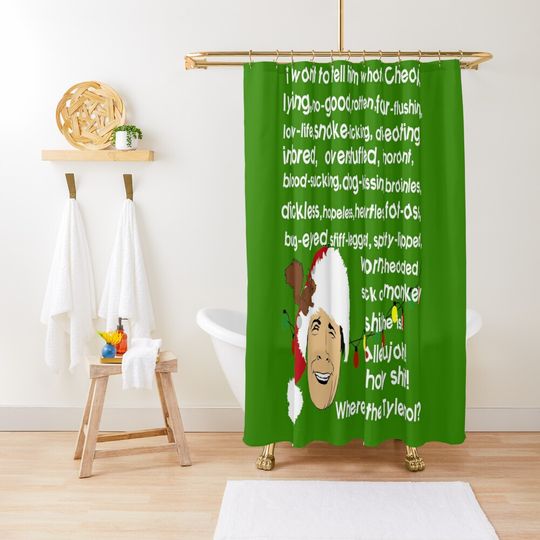 Discover Clark Griswold Rant Shower Curtain