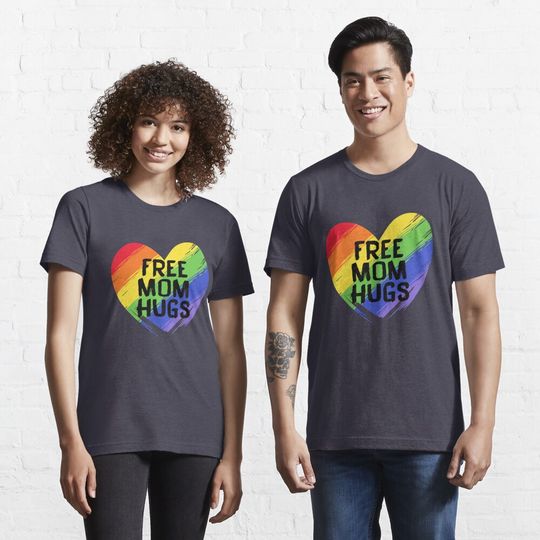 Discover Free Mom Hugs Rainbow Essential T-Shirt