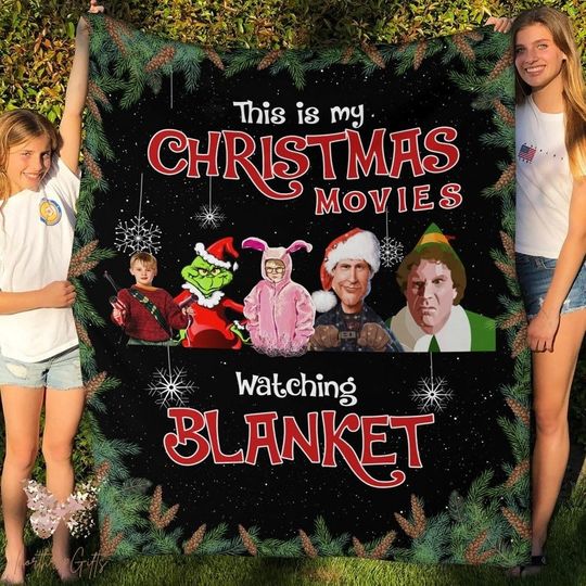 Discover This Is My Christmas Movies Watching Blanket Fleece Blanket
