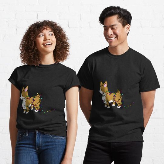 Discover Corgi Christmas Time  Classic T-Shirt