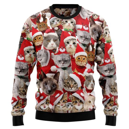Discover Lovely Cats Ugly Christmas Sweater, Christmas Gift
