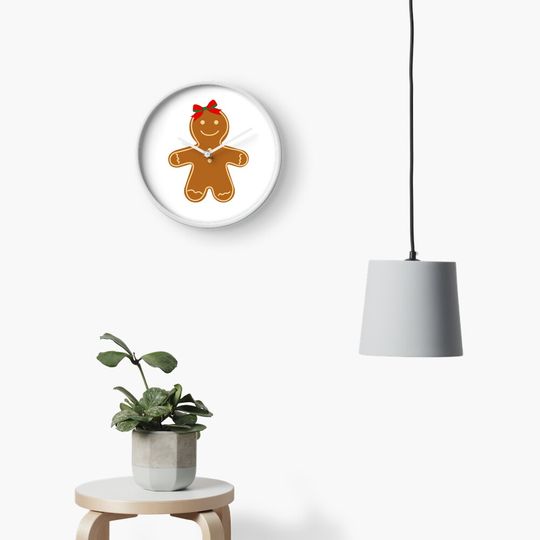 Discover GINGERBREAD MAN FOR CHRISTMAS Clock