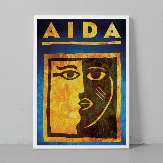 Discover Aida Musical Premium Matte Vertical Poster