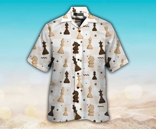 Discover Chess Tropical Hawaiian Shirt, Unisex Chess Hawaiian Shirt