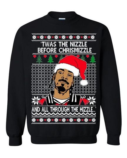 Discover Snoop Dogg Christmas Ugly Sweater 'Twas the nizzle