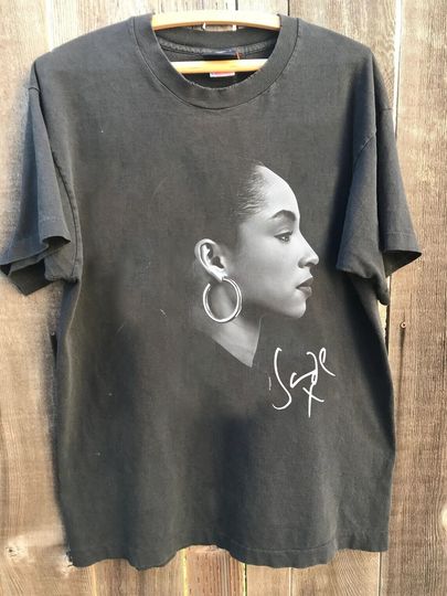 Discover Vintage Sade Diamond Singer Tour Concert shirt