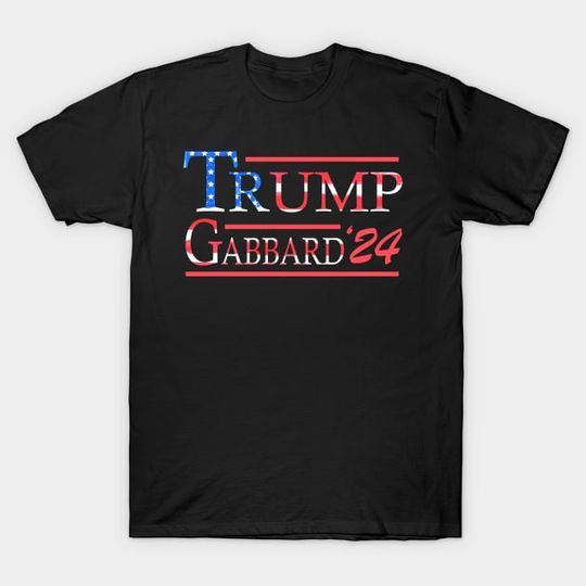 Discover Donald Trump Tulsi Gabbard 2024 - Donald Trump Tulsi Gabbard 2024 - T-Shirt