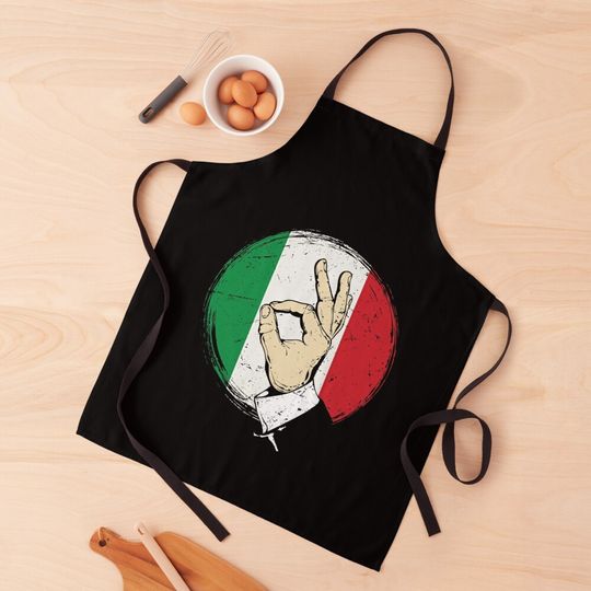Discover Italian Hand Kitchen Apron