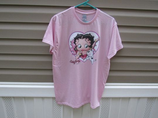 Discover Betty Boop pink tee shirt