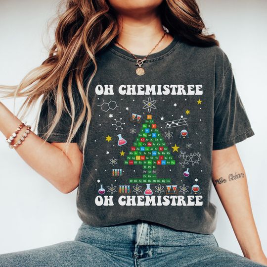 Discover Oh Chemistree Christmas Shirt - Funny Science Tee