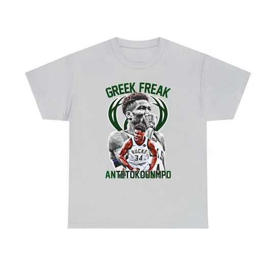 Discover Greak Freak Giannis Antetokounpo Unisex Heavy Cotton Tee