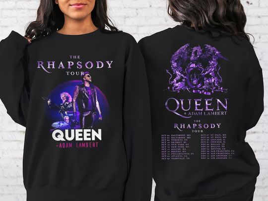 Discover Queen Adam Lambert Rhapsody Tour Shirt