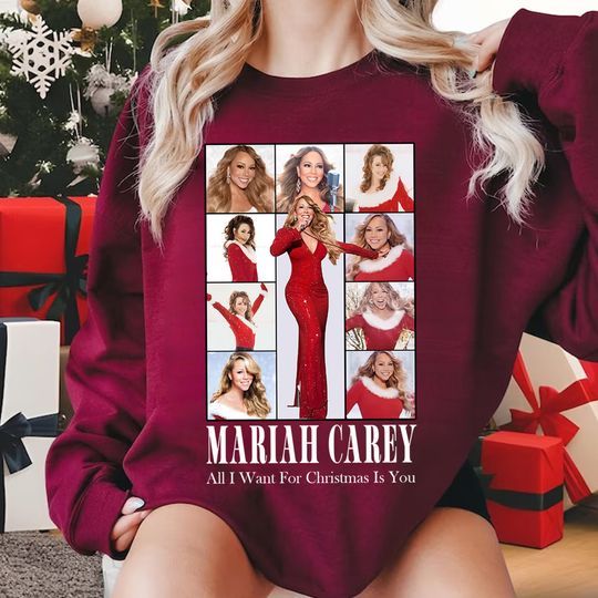 Discover Mariah Carey Christmas Sweatshirt, All I Want For Christmas Is You Shirt