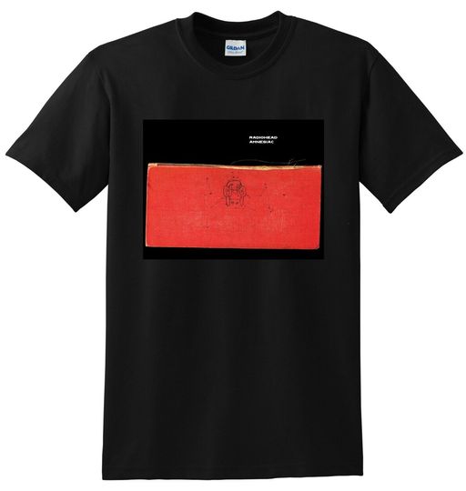 Discover Radiohead  T SHIRT amnesiac vinyl cd cover