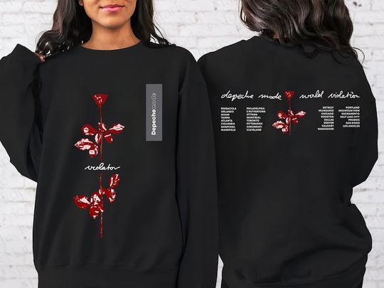 Discover 1990 Depeche Mode World Violator Concert Sweatshirt