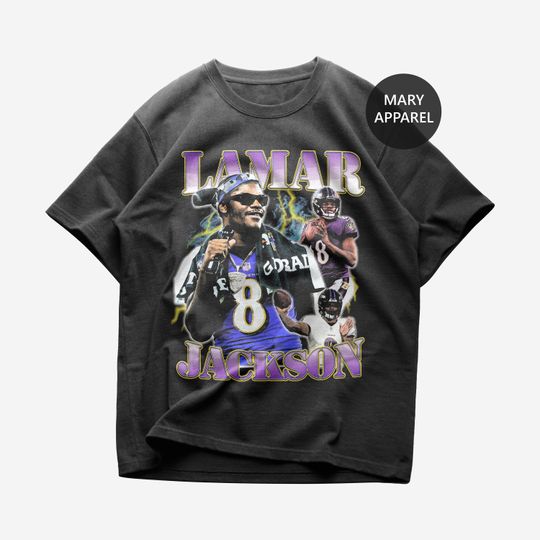 Discover Lamar Jackson Vintage T-Shirt
