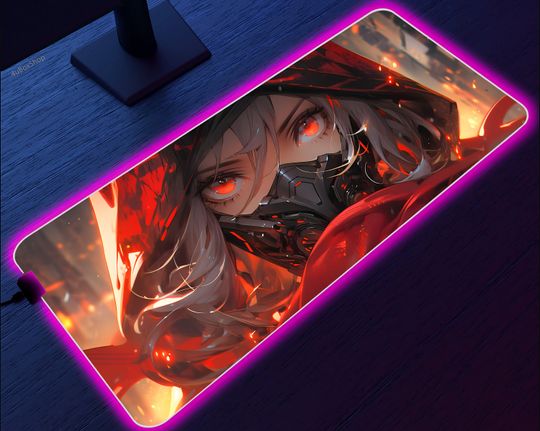 Discover Red Assassin LED Gaming Mousepad: RGB Lighting
