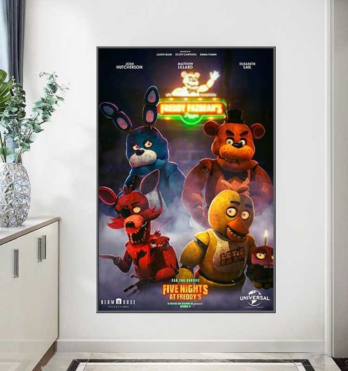 Discover Poster Five Nights At Freddy's 2023 Poster