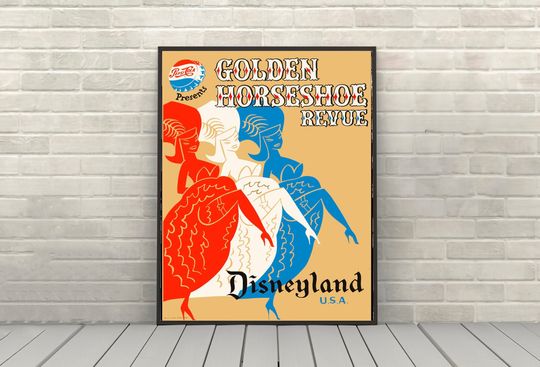 Discover Golden Horseshoe Revue Kingdom Main Street USA Poster