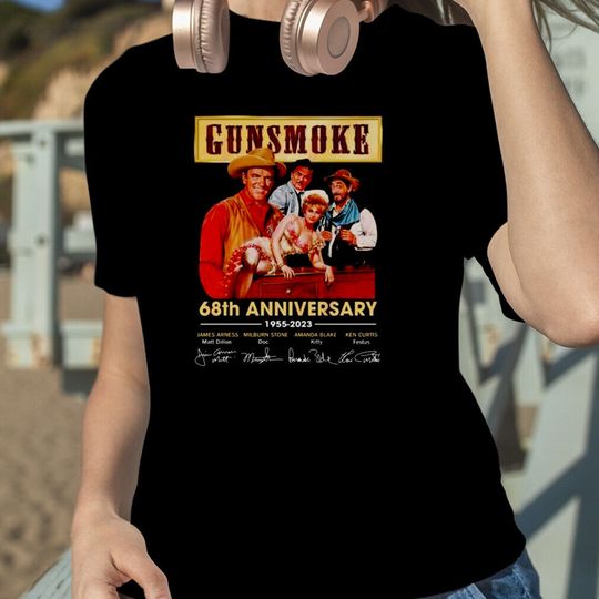 Discover Gunsmoke 68 Years Anniversary 1955-2023 T-Shirt