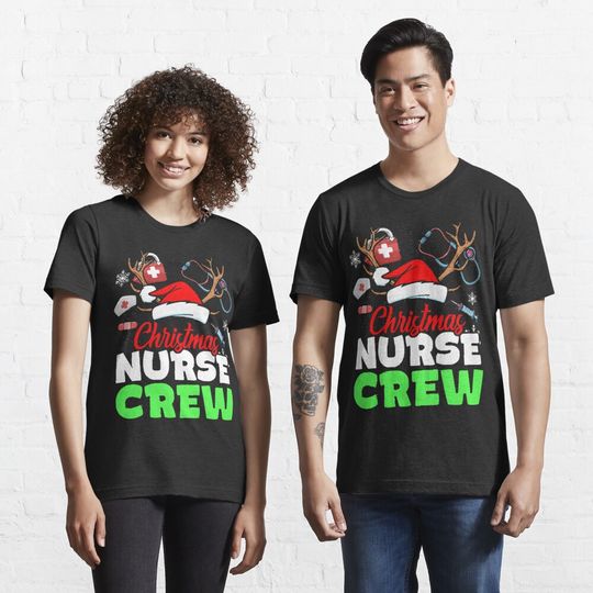 Discover Christmas Nurse Crew Practitioners Cute Gift RN LPN T-Shirt