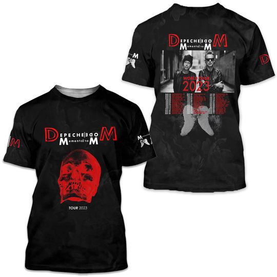 Discover Depeche Mode world tour  2023 3D Shirt