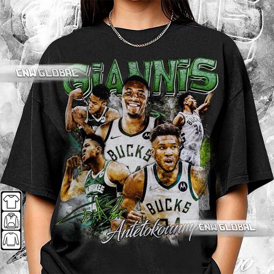 Discover Basketball 90s Shirt, Giannis Antetoko